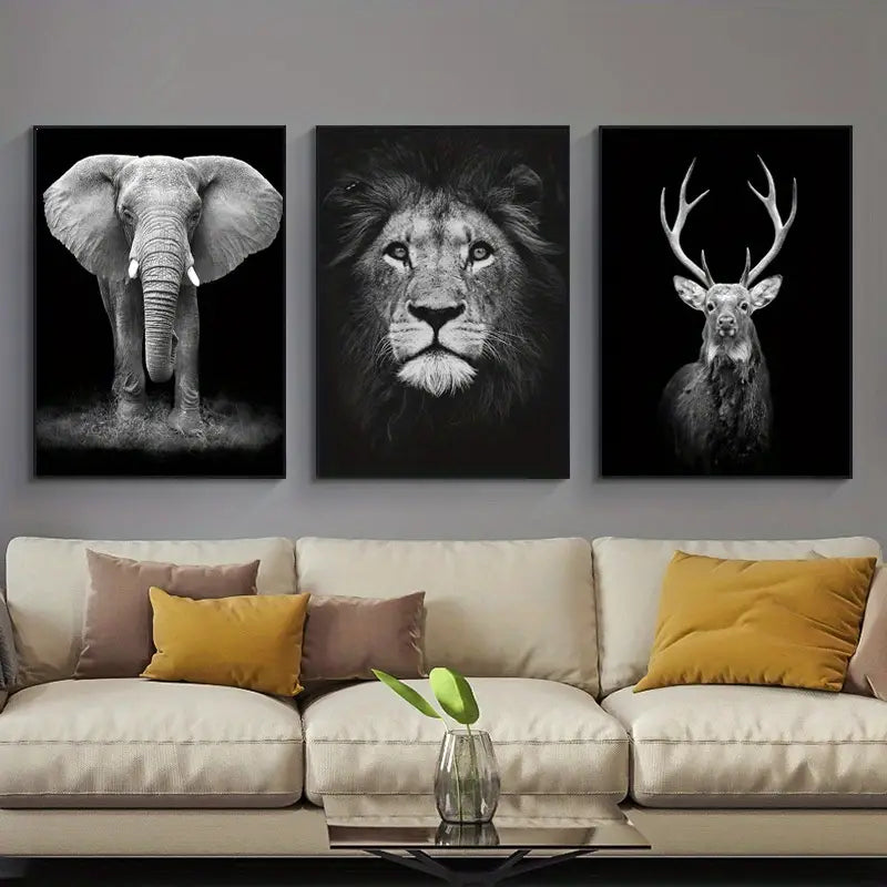 Lot de 3 impressions sur toile