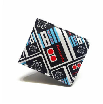 Porte-feuille à l'effigie des manettes de jeu